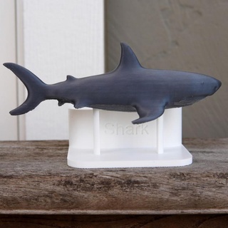 tiburón bolígrafo soporte philippe barreaud hogar casa jardín oficina titulares Oceano sharpie titular pluma Sharpieholder 3d print model - Mito3D