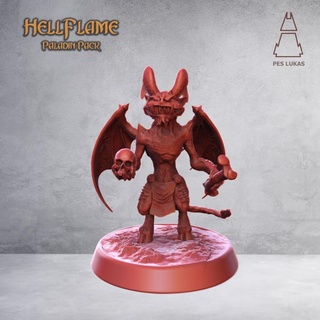 imp boss pes lukas Tabletop Characters & Creatures Fantasy Universe demon creature devil hell monster dungeon dnd pathfinder avernus hellflame 3d print model - Mito3D