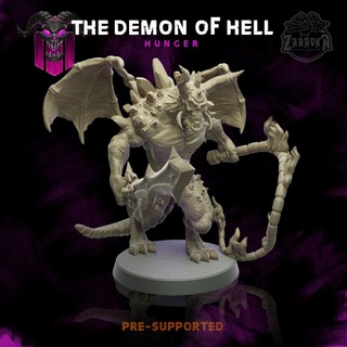 demonio infierno Ejército hambre divertida taller mesa caracteres criaturas fantasía universo muertos vivientes miniatura ejercito 3d print model - Mito3D