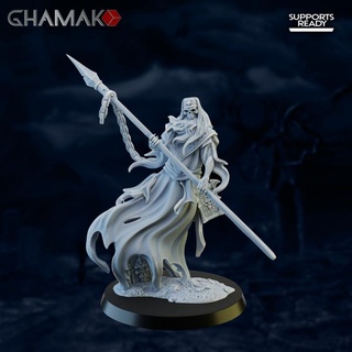 inhumain chaud 4 soutien prêt ghamak table personnages créatures fantaisie univers boutique dragons donjons fantôme marteau guerre miniature jeu dnd éclaireur spectre wh aos nighthaunt 3d print model - Mito3D