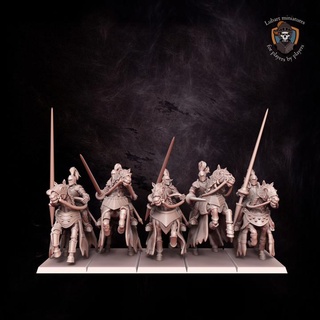 knights resplendent lubart miniatures Tabletop Characters & Creatures Fantasy Universe fantasy warhammer sla age wargame special 9th warhammerfantasy whfb theninthage ninthage ninth kingdomofequitaine t9a lubartminiatures koe 3d print model - Mito3D