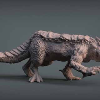 Dinozor imp3dsion oyuncaklar oyunlar hayvan yaratık rakamlar masaüstü karakterler yaratıklar mağaza canavar dev sürüngen Warhammer tarih öncesi fantastik ayaklı kertenkele Lagarto devasa büyük 3d print model - Mito3D