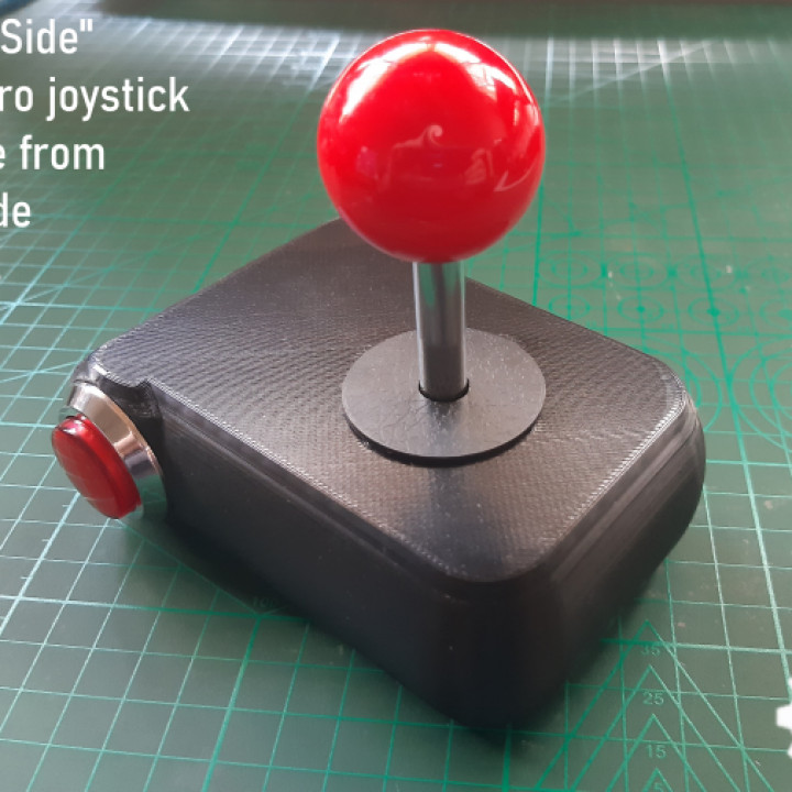 Seite retro Joystick Arkade Teile Adam Freeman Gadgets Elektronik Video Spiele VR Zubehör Barrierefreiheit spezialisiert technisch Hilfe Computers 3D print model - Mito3D