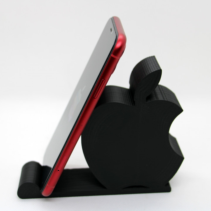 Pomme logo téléphone intelligent soutien corentin paquet gadgets électronique Téléphone comprimés stands titulaire iphone iPad supporter tablette portable 3D print model - Mito3D