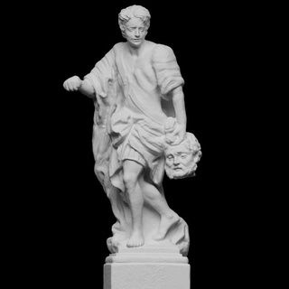 david bíblico figura Varredura mundo escultura Igreja 3dprintable fotogrametria Sicília acireale 3d print model - Mito3D