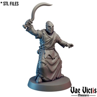 cultist 03 pre-supported vae victis miniatures Tabletop Characters & Creatures Fantasy Universe Store fantasy rpg unit tabletop dnd brigand theif 3d print model - Mito3D