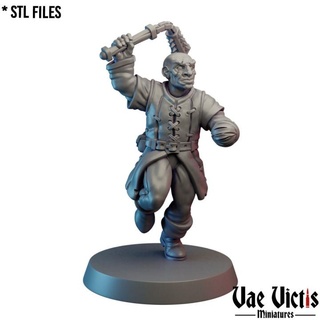 cultist 06 pre-supported vae victis miniatures Tabletop Characters & Creatures Fantasy Universe Store fantasy rpg unit tabletop dnd thief brigand supported 3d print model - Mito3D