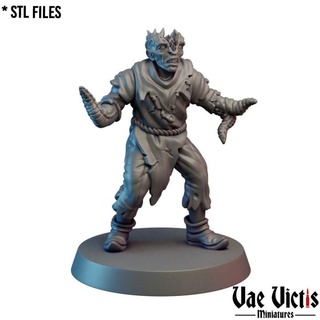 cultista 10 pre supported Ai mim derrotado miniaturas tampo mesa personagens criaturas fantasia universo loja rpg unidade dnd ladrao salteador apoiado 3d print model - Mito3D