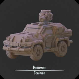 Humvee vesper projeto tampo mesa personagens criaturas Sci Fi universo veículos maquinas loja veículo scifi mech 3d print model - Mito3D