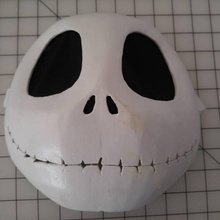 wearable jack skellington Maske props cosplay Weihnachten Film prop Requisiten disney Alptraum 3d print model - Mito3D