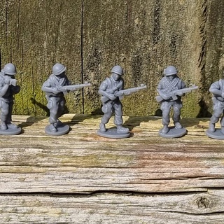 usmc2 usmc vietnam m14 patrouille pose 20mm elhiem Matthieu hingley table personnages créatures historique univers marines nam 3d print model - Mito3D