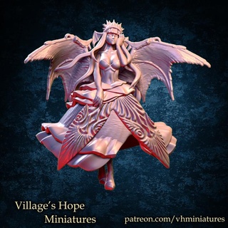 demon princess village's hope miniatures Tabletop Characters & Creatures Fantasy Universe rpg woman miniature minis girls dnd ttrpg trpg 3d print model - Mito3D