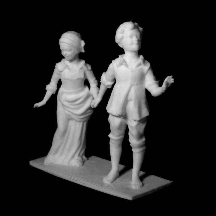 saint antony padua boy girl alba iulia romania scan 3D print model - Mito3D