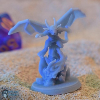 cuasi x2 pre supported arcano sabueso mesa caracteres criaturas fantasía universo demonio diablo miniaturas secuaces miniatura mal dnd cuasit Cambiador figura 3d print model - Mito3D