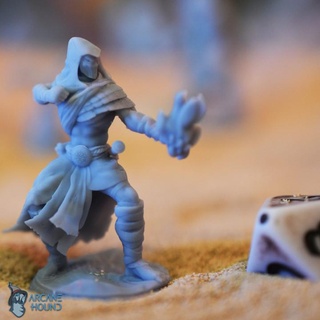 cultist monk - pre-supported arcane hound Tabletop Characters & Creatures Fantasy Universe Store elf fantasy human miniature cult tabletop dnd ttrpg 3d print model - Mito3D
