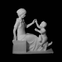saint anthony padua mother child alba iulia romania scan 3d print model - Mito3D