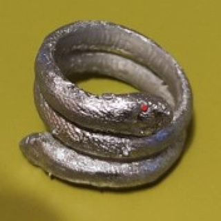 anillo serpiente philippe legros joyería animal 3d print model - Mito3D