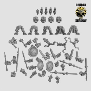 storm knights multipart kit pre supported duncan shadow Tabletop Characters & Creatures Fantasy Universe fantasy 3d print model - Mito3D