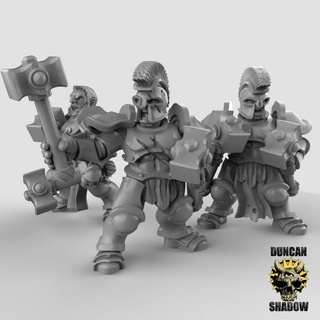 tempesta cavalieri martelli pre supportato duncan ombra tavolo personaggi creature fantasia universo negozio kingsofwar 3d print model - Mito3D