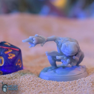 frog spellcaster arcane hound Tabletop Characters & Creatures Fantasy Universe Store fantasy miniatures wizard miniature mage warlock dnd toad druid sorcerer shaman swamp ttrp 3d print model - Mito3D
