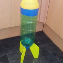 bottle rocket + cavalletto giochi giocattoli 3d print model - Mito3D