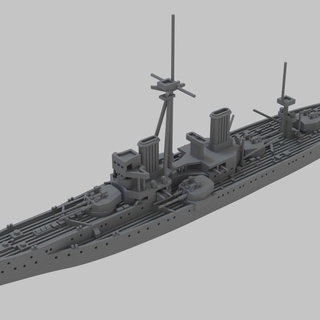 hms encouraçado navio guerra Lee mccoll tampo mesa personagens criaturas histórico universo veículos maquinas barco marinha oceano real mar ww1 3d print model - Mito3D
