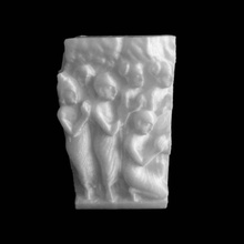 monks laymen scene buddha sermon hermitage museum st petersburg scan 3d print model - Mito3D