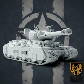 m82a1 kodiak superheavy tank golden dragon games  Tabletop Tabletop Characters & Creatures Historical Universe Tabletop Tabletop Vehicles & Machines action bolt guard tank wargaming heavy ww2 imperial astra militarum konflikt47 baneblade superheavy pershing shadowsword  3d print model - Mito3D