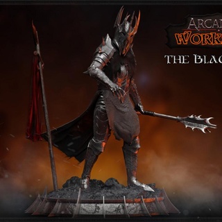 black lord arcanum workshop dark fantasy knight collectible 3d print model - Mito3D