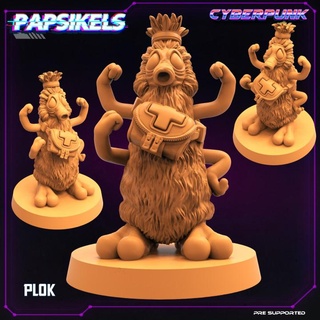 plok papsikels miniatures Tabletop Characters & Creatures Sci-Fi Universe alien creature healer 3d print model - Mito3D
