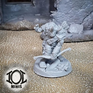 grubb mutant archer imitation life miniatures Tabletop Characters & Creatures Fantasy Universe dragons dungeons human icecream super necromunda fallout post apocalypse puppy atomic mordheim 30mm stargrave apocalyptic mutie inq28 scavvy 3d print model - Mito3D