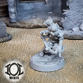 lingua mutante arciere imitazione vita miniature tavolo personaggi creature fantasia universo draghi dungeon femmina warhammer miniatura necromunda ricaduta 30mm stargrave mutie inq28 3d print model - Mito3D