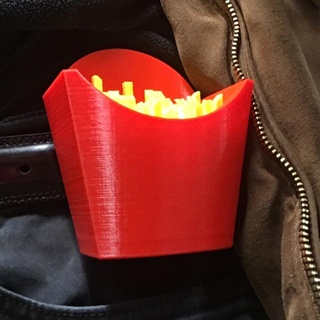 fry box belt buckle brian grossmiller Fashion & Accessories french fries 3d print model - Mito3D