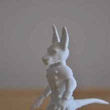 kürklü fox sanat hayranı 3d print model - Mito3D