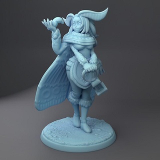 gidae moth gf twin goddess miniatures Store cute girl monster monstergirl mothgirl 3d print model - Mito3D