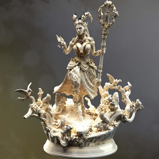fey-touched faun goddess - renmaeth dm stash Tabletop Characters & Creatures Fantasy Universe Store fantasy god nature deity pc satyr dnd divine fey npc fae touched 3d print model - Mito3D