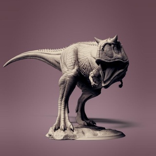 carnotaurus clinche arte brinquedos jogos animal criatura figuras dinossauro tampo mesa dnd 3d print model - Mito3D