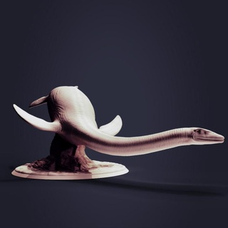 plesiosaure clynche art jouets Jeux animal créature figures dinosaure table dnd 3d print model - Mito3D