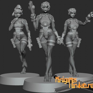 greater good pilots anime figurines march 2022 minigames miniatures Fan Art Action Figures Tabletop Characters & Creatures Sci-Fi Universe 40k warhammer tau wh40k firewarrior 3d print model - Mito3D