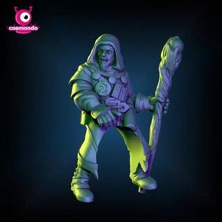 straddling human wizard version saddled beasts cosmondo Tabletop Characters & Creatures Fantasy Universe fantasy rpg dnd astride straddled 3d print model - Mito3D