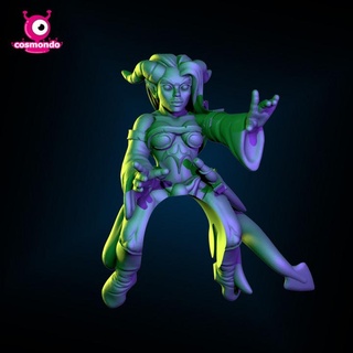 straddling tiefling wizard version saddled beasts cosmondo Tabletop Characters & Creatures Fantasy Universe fantasy rpg dnd wizards straddled 3d print model - Mito3D