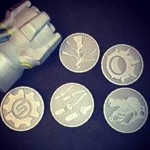 overwatch ultimate coins fan art videogame 3d print model - Mito3D