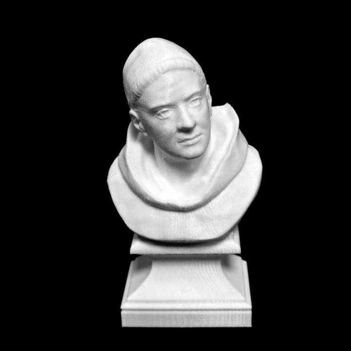 retrato fra carlo lodoli museo hermitage san petersburgo scan 3D print model - Mito3D