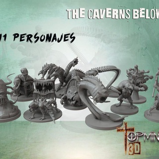 personajes parà esploratore d caverne ignacio berbel garcia tavolo personaggi creature fantasia universo troll ogro orchi gigante 3d print model - Mito3D