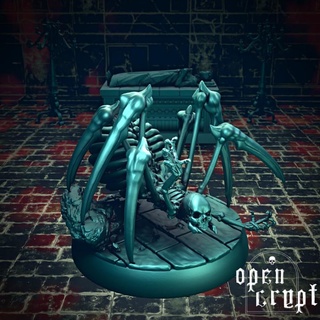 osso abominio tpk laboratorio negozio creatura draghi dungeon miniature mostro rpg scheletro non morti miniatura ragno tavolo d ttrpg 3d print model - Mito3D