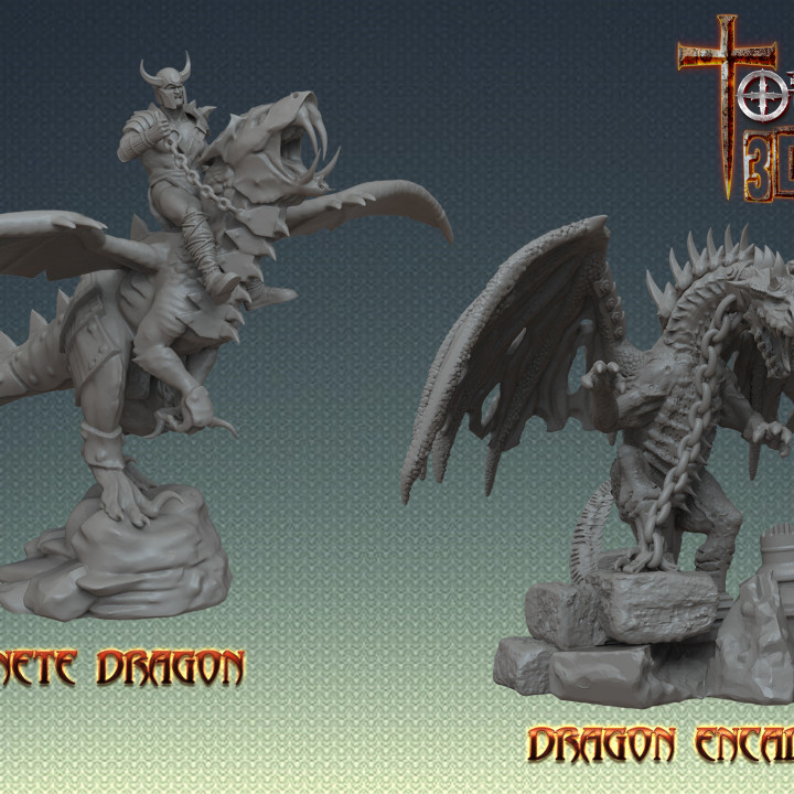dragoni parà juegos rol ignacio berbel garcia tavolo personaggi creature fantasia universo troll d ogro orchi in anni giganti 3D print model - Mito3D