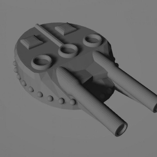 kilkiler savaş gemisi Küçük kule Sean latrop masaüstü karakterler yaratıklar Sci Fi Evren Araçlar makineler Steampunk dizel 3d print model - Mito3D