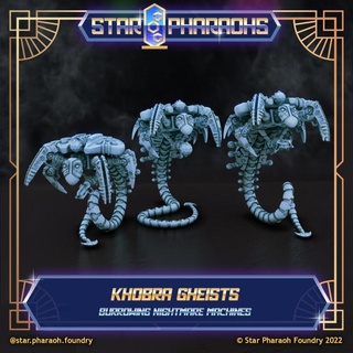 khobra gheists - star pharaohs pharaoh foundry Tabletop Characters & Creatures Sci-Fi Universe 40k egyptian fast space wargaming scifi attack 28mm necrons starpharaohfoundry attac 3d print model - Mito3D