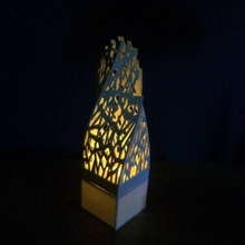 dark knight lampe jardin 3d print model - Mito3D