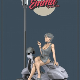 chapter one emma scale 30mm 70mm yedharo models sl Fan Art Action Figures Tabletop Characters & Creatures girl painting miniature pinup supported chitubox yedharomodels 3d print model - Mito3D